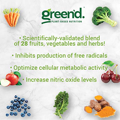 Complete Nutrition Green'd Meal Replacement Shake, Smooth Vanilla, 100% Vegan, Probiotic, Pea Protein Powder, 20 Servings, 26.1oz Tub