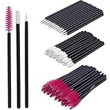 eBoot 150 Pieces Disposable Lip Brushes Eyeliner Brushes Eyelash Mascara Brushes Makeup Tool Kits
