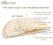 BC Washable Nature Organic Cotton Nursing Pads(10 Pack) + Travel bag Leakproof Ultra Soft Non Toxic-Hypoallergenic-Reusable Breastfeeding Pads