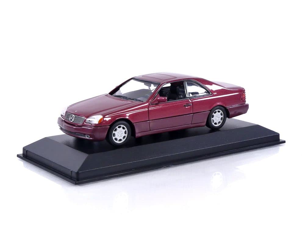 Maxichamps 1:43 Mercedes-Benz 600 SEC Coupe - 1992 - Red Metallic