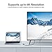 MONODEAL USB C to HDMI/VGA Adapter, 2 in 1 USB 3.1 Type C to VGA/HDMI Adapter 4K UHD, Support HDMI VGA Simultaneously, Male to Female Multi-Display Video Converter