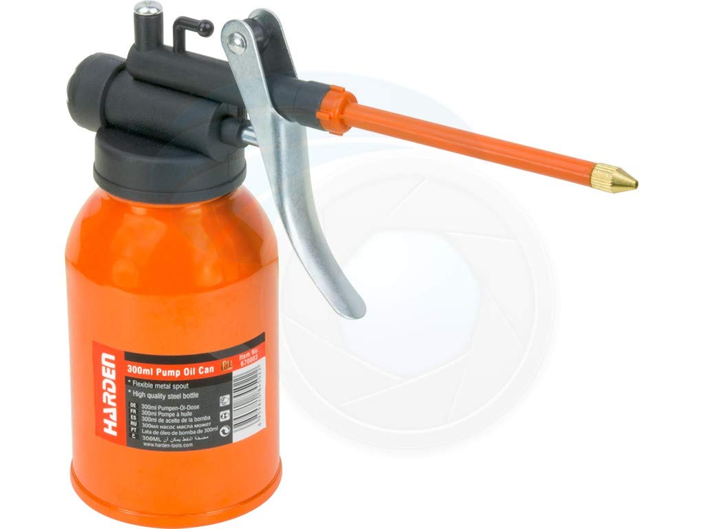 Refillable 300ml Pump Nozzle Oil Can Oiler Squirt Squeeze Trigger