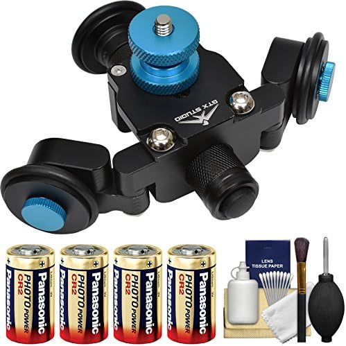 GTX Studio The Scooter Motorized Auto Dolly Camera System with (4) CR2 Batteries + Cleaning Kit