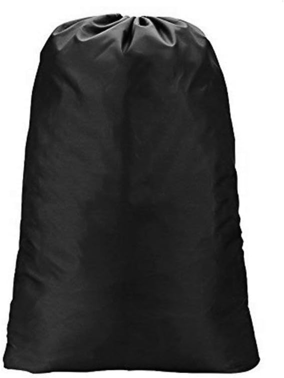 DoGeek Sac ?� Linge Sale Voyage Noir Sac Cordon Grand Sac Linge 60 x 90 cm pour Voyage, Stockage 