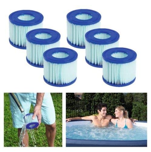Bestway Flowclear Lay-Z Spa 6er Pack 60311 Filterkartusche Gr.VI/Gr. 6
