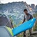 Fox Outfitters Airlite Sleeping Pad for Camping, Backpacking, Hiking. Fast Inflatable Air Tube Design with Built in Pump.