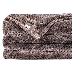 Fuzzy Throw Blanket, Plush Fleece Blankets for