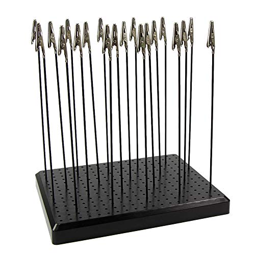 Evemodel GJJC19B Painting Stand Base 14 x 19 Holes 20pcs Alligator Clip Stick Set Modeling Tools Airbrush Hobby Model Parts