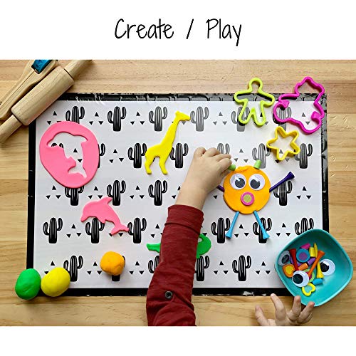 image for Hippypotamus Disposable Placemats Baby - 75 BPA Free Table Toppers for