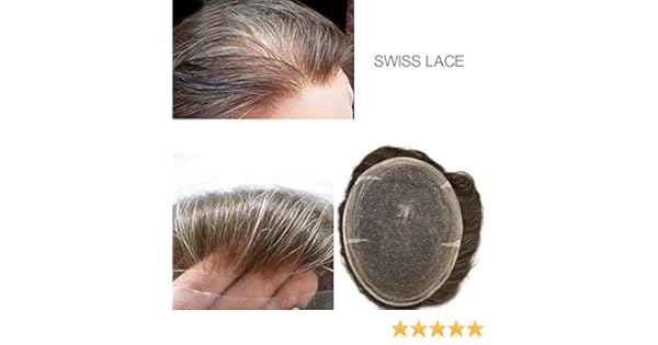 Amazon Com Lhc Soft Swiss Lace Mens Toupee 97 130 Medium