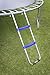 Get Out! Trampoline Ladder, 43in, Accommodates More Sizes of Trampolin – 2 Flat Step Ladder for Kids