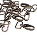 COTOWIN 1-inch Antique Brass Curved Lobster Clasps Swivel Trigger Clips Snap (Pack of 20)