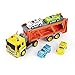 Think Gizmos Friction Toys for Boys & Girls - Toy Trucks for Toddlers (Transporter Truck)