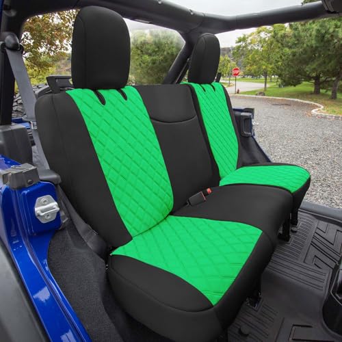 FH Group Custom Fit Car Seat Covers Specifically Made for Jeep Wrangler JL 2 Do…
