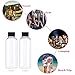 Cridoz 25Pcs 2 oz Clear Plastic Empty Bottles Travel Size Bottles Small Containers with Flip Cap for Liquids Toiletries Shampoo Lotion Conditioner