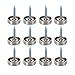 Mellewell 12 PCS Stainless Steel Screw Cover/Cap (Full Metal Construction 3/5