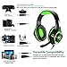 BlueFire 3.5mm PS4 Gaming Headset Headphone with Microphone and LED Light Compatible with Playstation 4, Xbox one, PC (Green)thumb 2