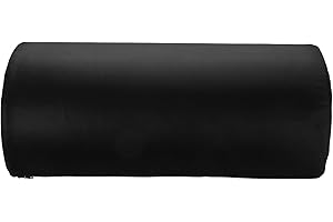 POPETPOP Half Round Massage Table Bolster Pillow Black Semi-Round Leg Support Cushion for Spa and Salon Foot