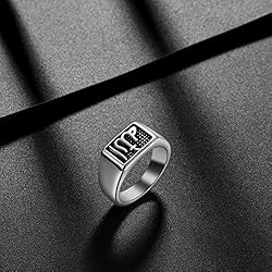 Hipunk Men Islam Muslim Allah God Ring - Stainless