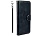 J1 (2016) Case, Galaxy Amp 2, Galaxy Express 3 Case, UrSpeedtekLive Luxury PU Leather Wallet Case Cover with Card Slots Flip Magnetic Closer & Kickstand for Samsung Galaxy J1 (2016) - Black