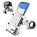 homeasy Bike Phone Mount Universal, Bicycle Holder Handlebar Cellphone Adjustable Fall Prevention, Fits iPhone Xs|XS Max, XR, X, 8 | 8 Plus, Galaxy S9, Holds Phones from 3.5-7