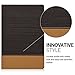 kwmobile Case for Sony Xperia Tablet Z4 - PU Leather and Canvas Protective Cover with Stand Feature - Anthracite Light Brown