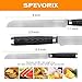Serrated Bread Knife for Homemade Bread Cutter Cake Slicer Professional 8 Inch Stainless Steel Kitchen Loaf Cutting Knife Chef Baking Tool (DJ004)