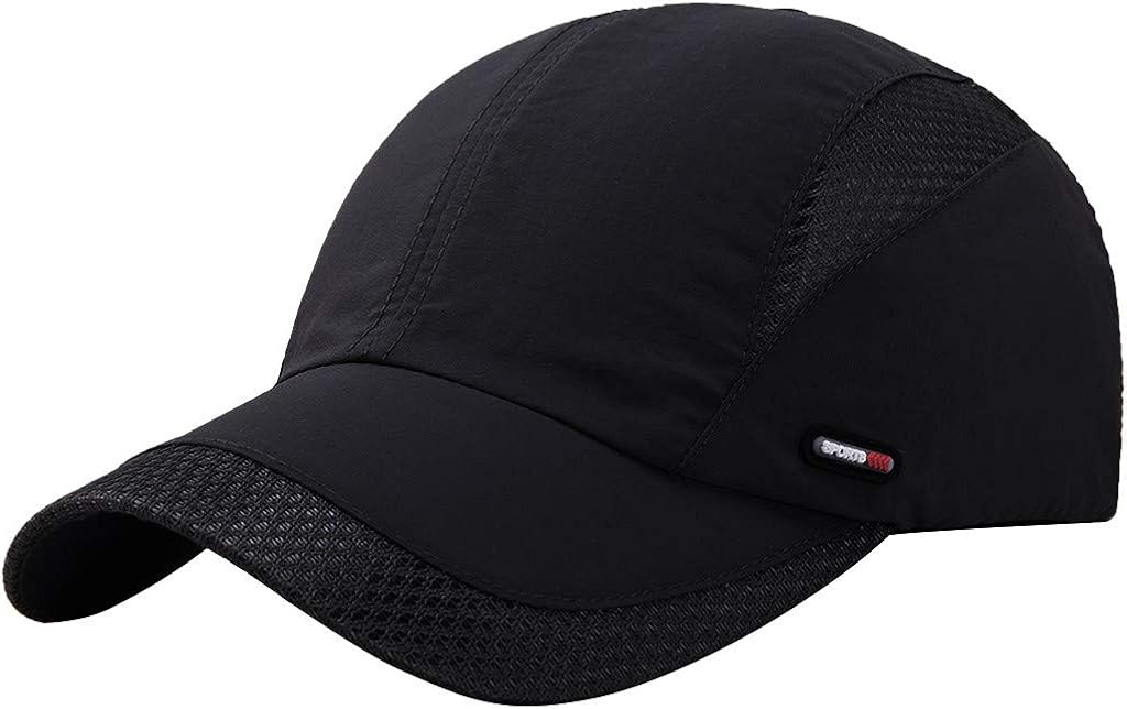 Top Hats for Men Baseball Caps with Mesh Design, Summer Unstructured