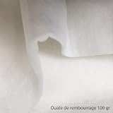 Ouate/molleton Au Mètre 100g - Rembourrage Déco, Patchwork, 160cm De Large, Blanc