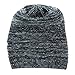 Hot Fashion Slouch Baggy Beanie Cap Slouchy Skull Hat Mens Womens Knit Hat (Black)