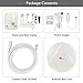 [New Concept] 1byone Amplified Outdoor Antenna with Omni-Directional 360 Degree Reception, 60 Miles Indoor/Attic/Outdoor TV Antenna for FM/VHF/UHF, Tools-Free Installation, Anti-UV Coating-White