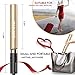 Professional 2 in 1 Curling Iron Hair Straightener Tourmaline Ceramic Flat Iron for All Hair Types with Rotating Adjustable Temperature Fast High Heat 250℉-450℉, 1 Inch (Gold)thumb 4