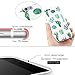 iPhone 6 Case, iPhone 6s Case for Girls, White Green Cactus Women Best Protective Cute Clear Slim Fit Heavy Duty Shockproof Glossy TPU Soft Rubber Silicone Cover Phone Case for iPhone 6s / iPhone 6