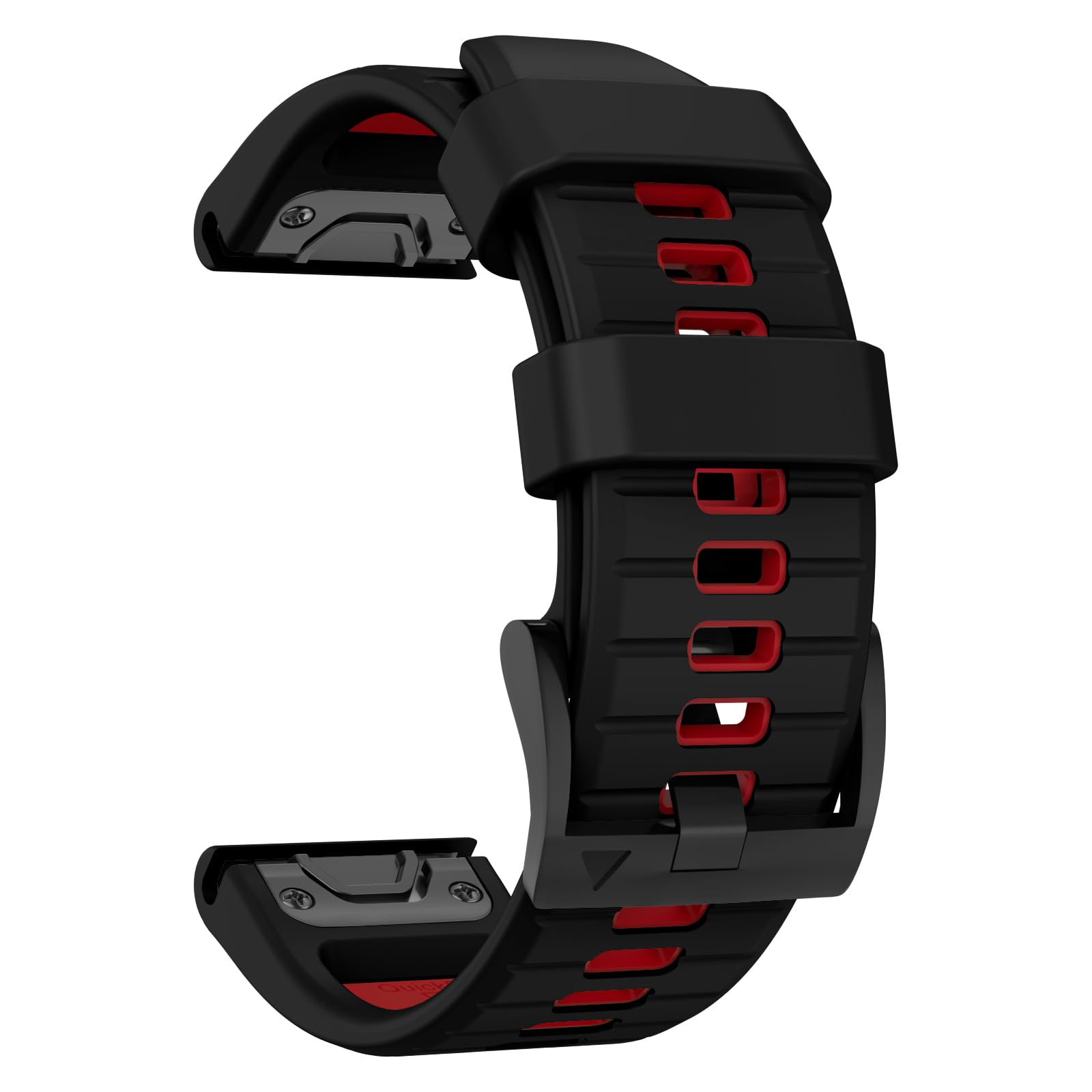 OVERSTEP for Garmin Fenix 7X Pro, 26 mm Silicone Wristband for Fenix 7X Pro/Fenix 7X/Fenix 6X/6X Pro Fenix 5X/5X Plus Fenix 3/3 HR