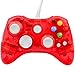 Kycola GC20 Xbox 360 Controller Dual Vibration Wired Gamepad Controller Transparent LED for Microsoft Xbox 360 / PC (Red)