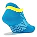 Feetures! Men's High Performance Cushion, Hawaiian Blue, Large