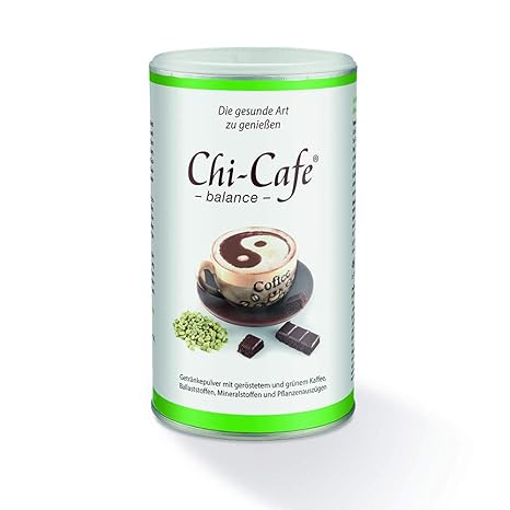 Chi-Cafe balance 450 g Dose 90 Tassen I veganer, löslicher Kaffee mit wertvollen Ballaststoffen I Kaffee, Guarana, Calcium, M