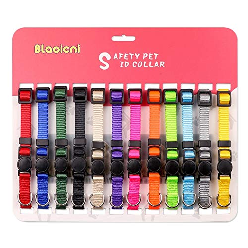 Puppy ID Collar Identification Soft Nylon Adjustable Breakaway Safety Whelping Litter Collars for Newborn Pets with… - Image 7