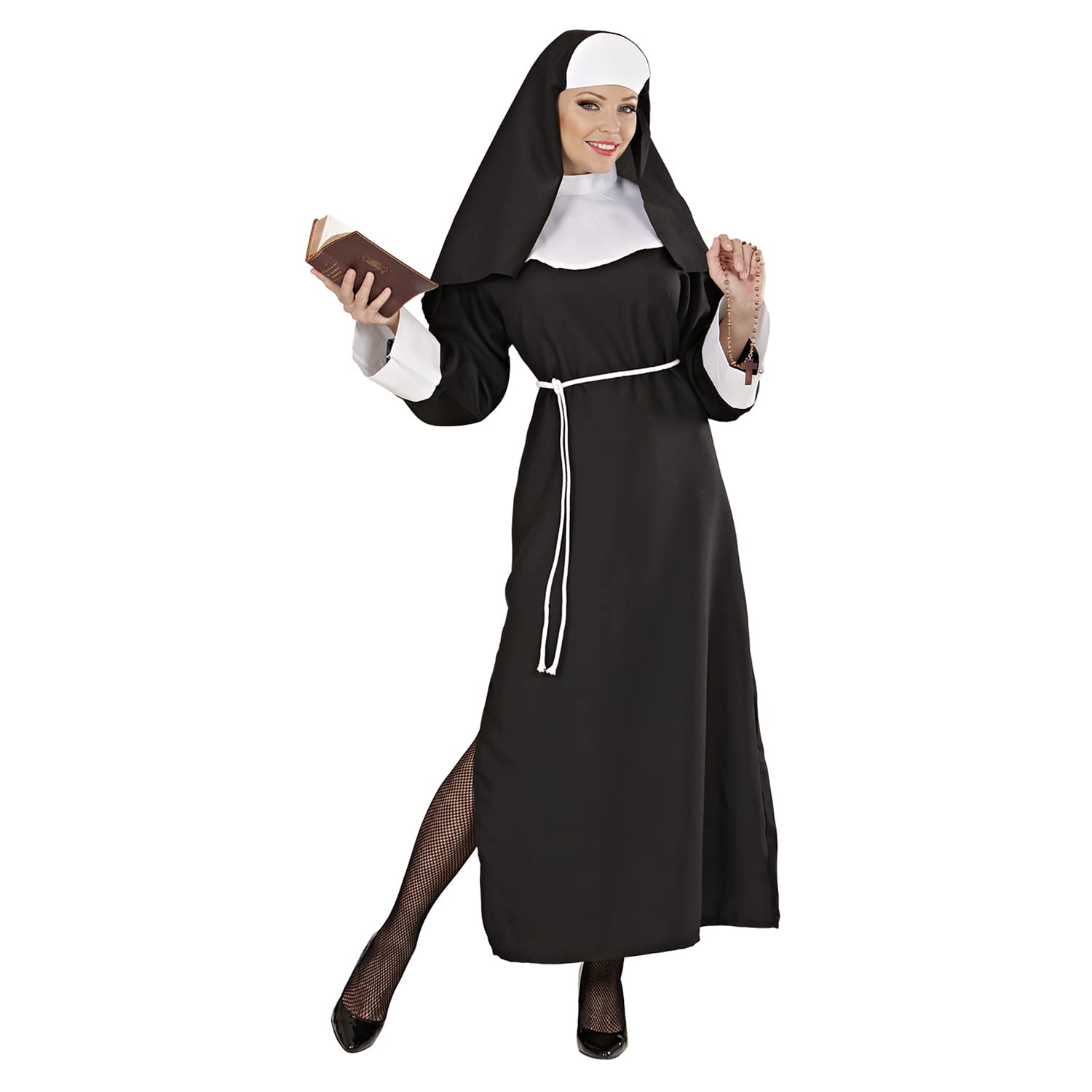 Widmann W MILANO Party Fashion - Nun Costume, Dress, Cleric, Sister Convent, Fancy Dress Costume