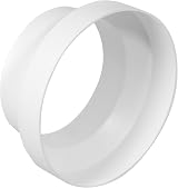 Spares2Go Universal Cooker Hood External Vent Kit 4/5/6in White view 7