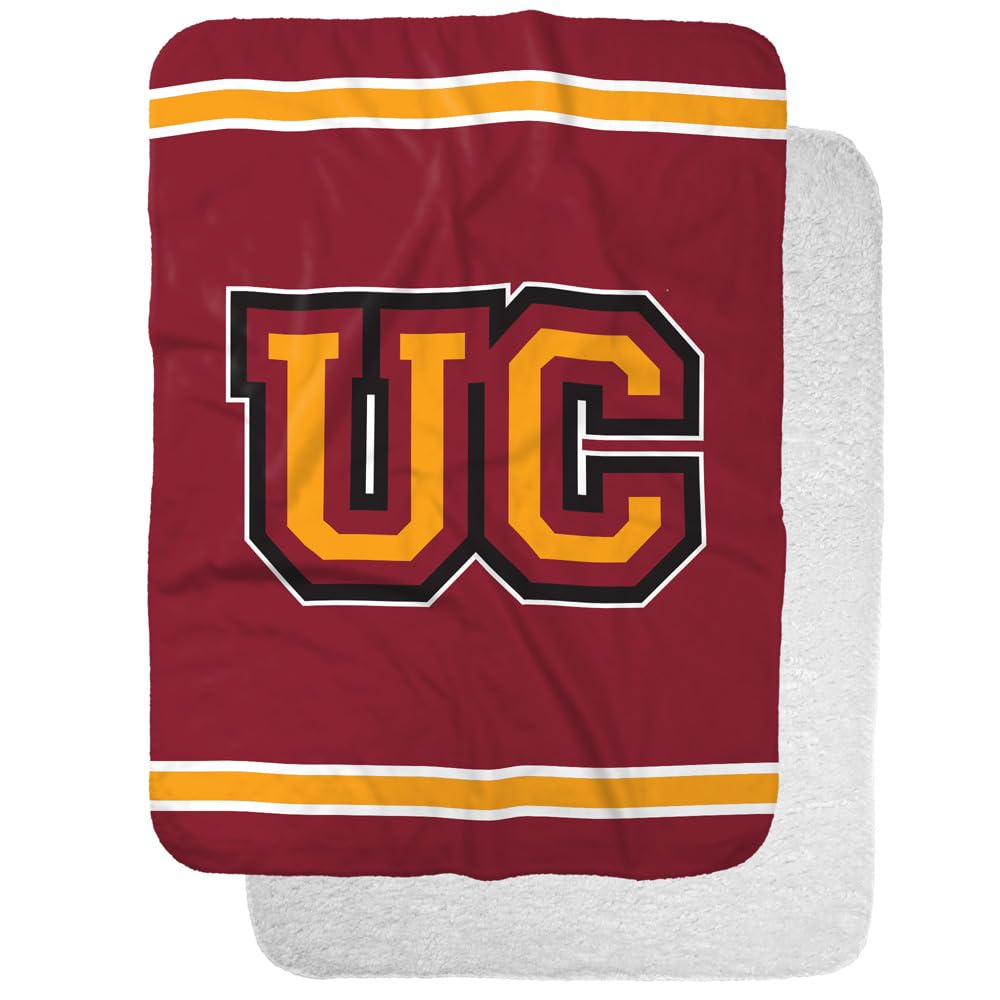 Ursinus Bears Primary Logo Stripes Sherpa