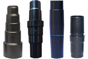 VACEXT Vacuum Hose Adapter Kit - Vacuum Attachment Adapter Kit Compatible with Most Vacuum Cleaners - Pool Hose Adapter 1-1/4" or 1-1/2" Hose Connector - Hose Reducer - 1-7/8'' to 1 1/4'' Vacuum Hose Adapter