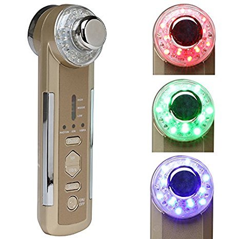 Careshine 4in1 photon u led electric facial massager bo…