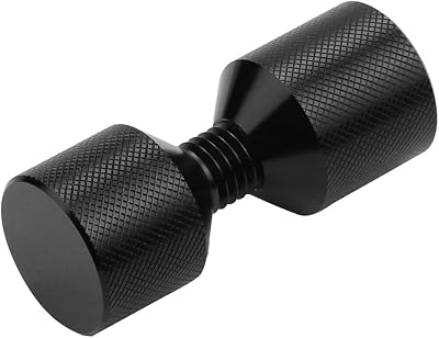 tooloflife 1-1/8" Two Hole Flange Alignment Pin 6061 Aluminum Black Detachable