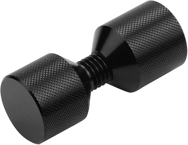 tooloflife 1-1/8" Two Hole Flange Alignment Pin 6061 Aluminum Black Detachable