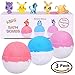 Bath Bombs Lush Quality Bath Bomb Gift Set 8 Huge Multi-Colored Rich Bubble Bath Bombs Great Home Bath Bomb Skin Moisturizing Spa Bath Fizzies Great Birthday Christmas Gift Idea (Kids Gift Set 3 Pack)