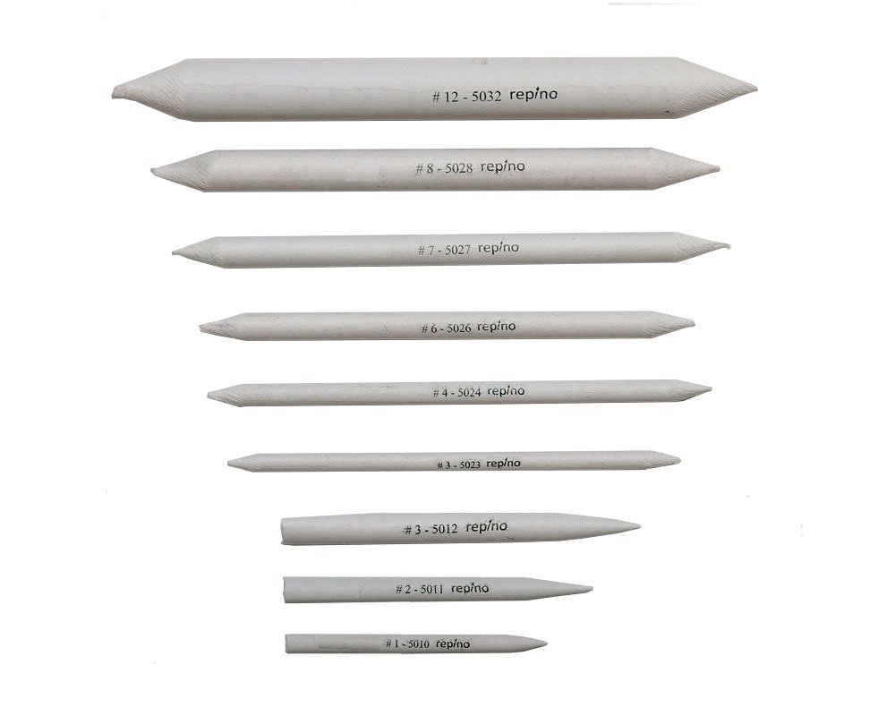 Stumps Paper Wiper Pack of 9 Assorted Diameters & Lengths for Pastel Crayons and much more.