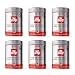 illy Whole Bean Coffee, Medium Roast, Classic Roast with Notes of Chocolate & Caramel, 100% Arabica Coffee, All-Natural, No Preservatives, 8.8oz (Pack Of 6)