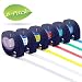 Markurlife Compatible Replace for Dymo LetraTag Refills Plastic Tape 12mm Dymo 91331 16952 91332 91333 91334 91335 Colored for Dymo Letra Tag Plus LT-100H LT-100T QX50 Label Maker, 1/2 inch x 13 feet
