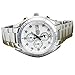 Men's Stainless Steel Edifice Mother Of Pearl Dial Crystal